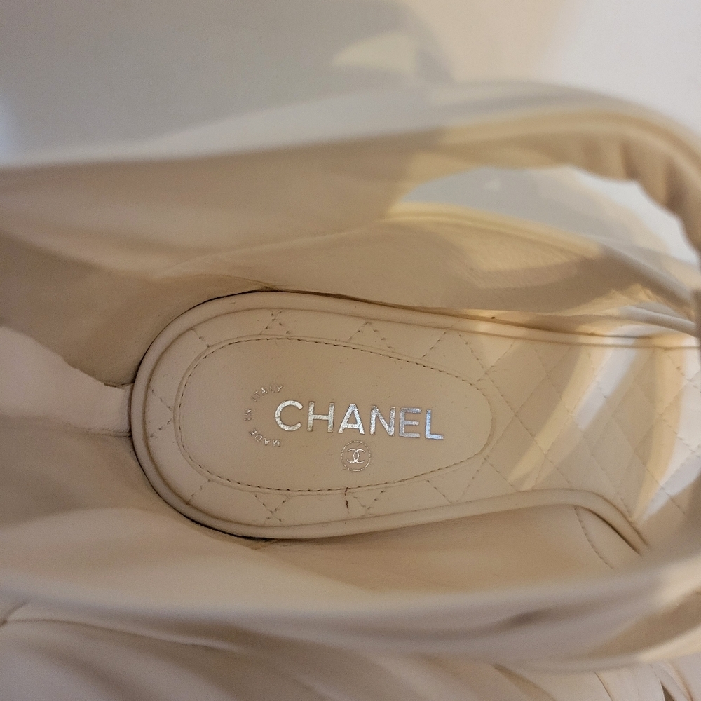 CHANEL white heels- size 39 - Picture 10 of 11